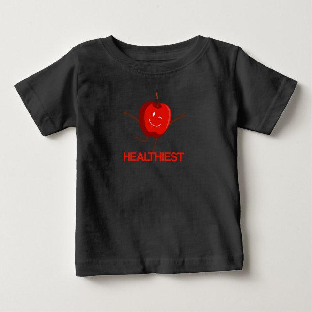 Äppelsthälsta design t shirt (Framsida)