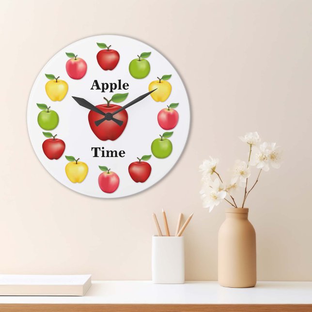 Äppeltid, Godis, Granny Smith, Rosa Sorten Stor Klocka (It’s Apple Time! Fresh, Red Delicious, Granny Smith, Golden Delicious and Pink Lady Apples.)