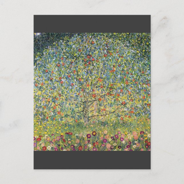 Äppelträd av Gustav Klimt Vykort (Framsida)
