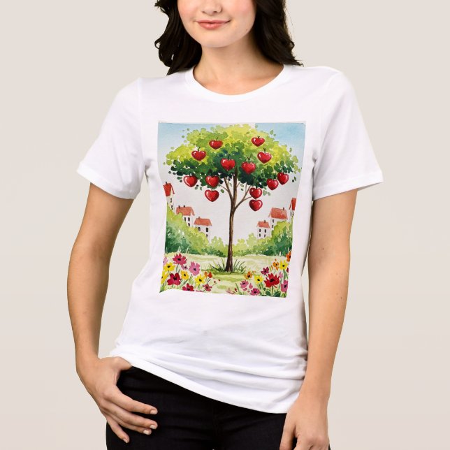 Äppelträd T Shirt (Framsida)