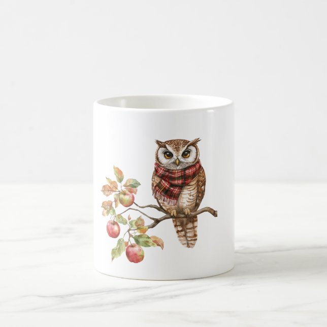 Äppelträduggla Kaffemugg (Center)