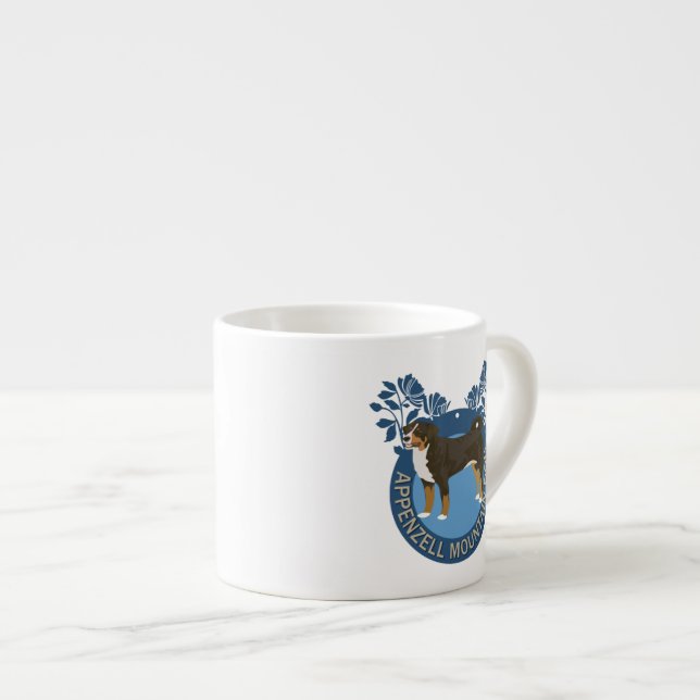Appenzellberget hund espressomugg (Framsida höger)