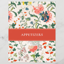 Appetizer Recipe Divider | Blommigt av Snyggt