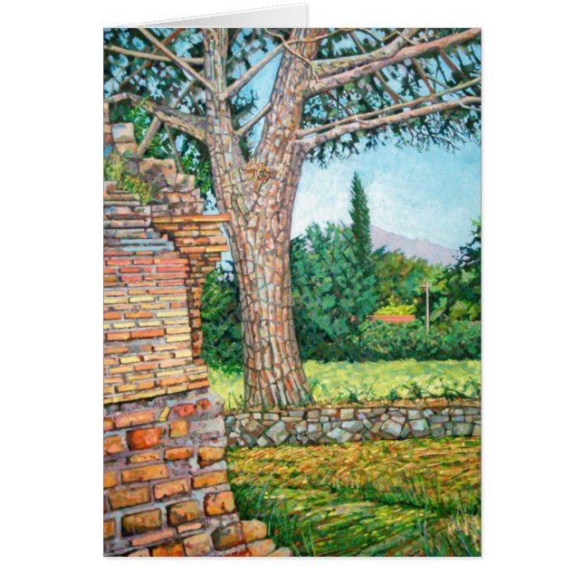 Appia Antica beskådar 2008 Hälsningskort (Framsidan)