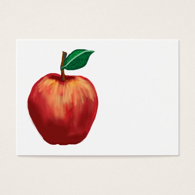 Äppla en dag visitkort (Framsidan)