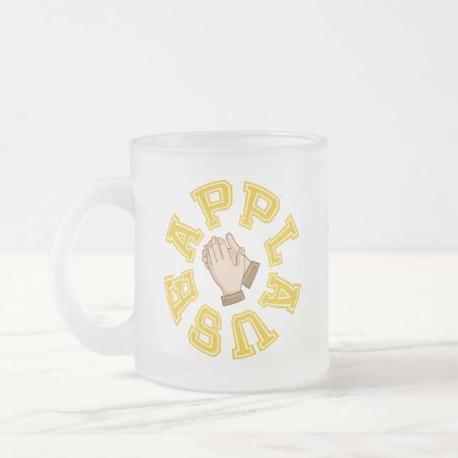 Applåder Frostad Glasmugg (Vänster)