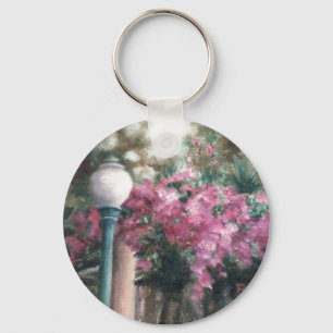 Applådera blommakeychain nyckelring