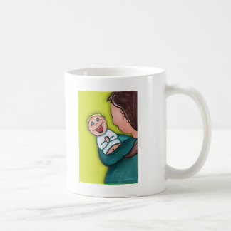 Applådera din händer kaffemugg