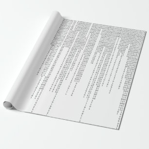 Applådera som är binärt presentpapper
