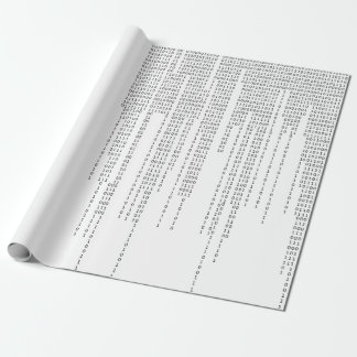 Applådera som är binärt presentpapper