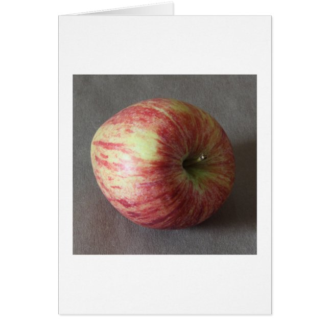 Äpple 01 hälsningskort (Framsidan)