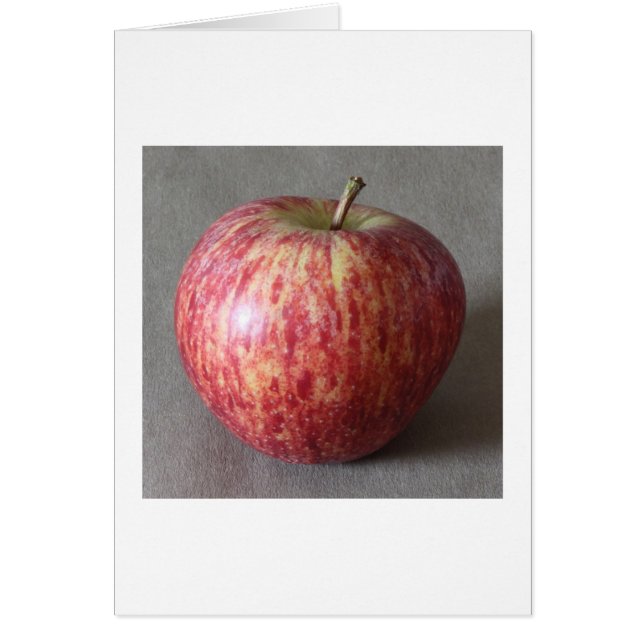 Äpple 02 hälsningskort (Framsidan)