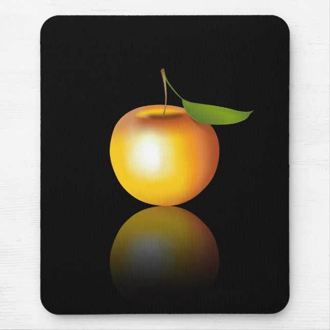 Äpple 3-d musmatta (Framsidan)