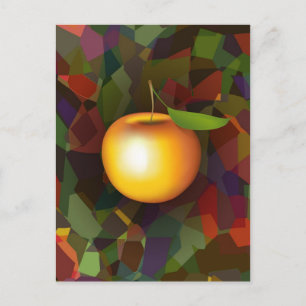 Äpple 3-d vykort