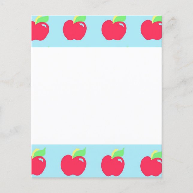 Apple 4,5 tum x 5,6 tum Flyer (Framsidan)