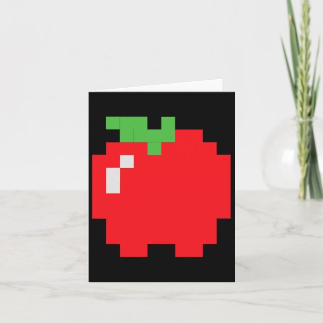 Apple 80s Video Game Halloween Group Costume Kort (Framsida)