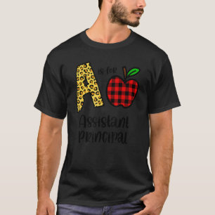 Apple A är avsett för biträdande huvudman Back to T Shirt