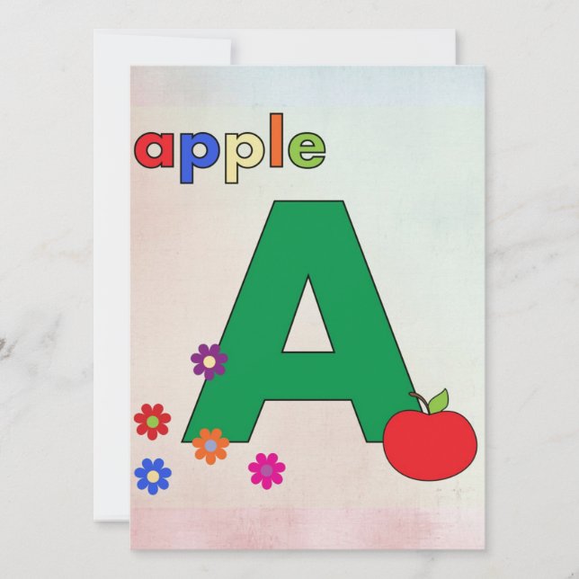Äpple A Brev A (Framsida)