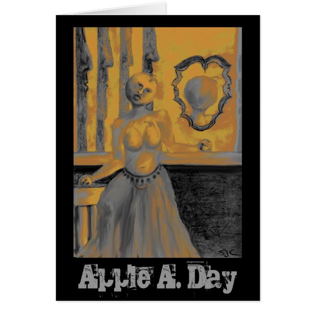 Apple A. Dag Hälsningskort (Framsidan)