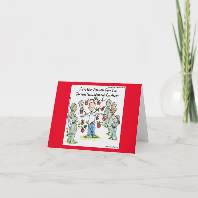 Apple A Day Rolig Serie Rick London Kort (Framsida)