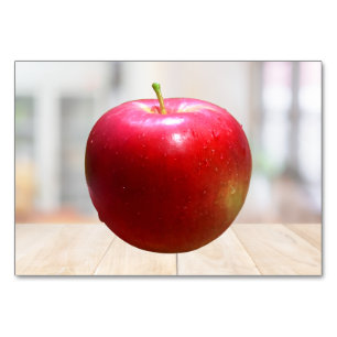 Apple ABA Tact-etikett, flagga Bild-kort Bordsnummer