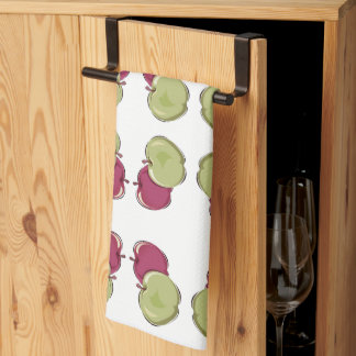 Äpple Apple Mönster Kökshandduk