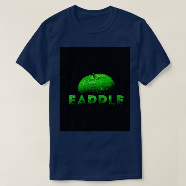 Äpple äpple mörk eapple Classic TShirt T Shirt (Design framsida)