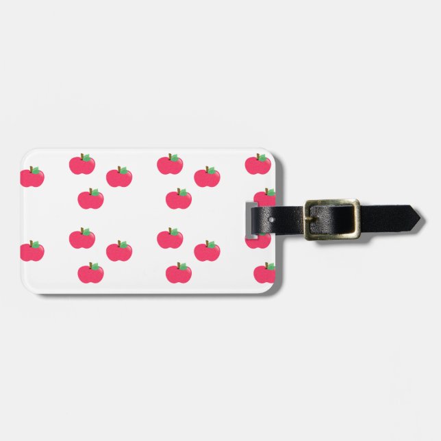 äpple äpplen frukt mat vin anpassa personalisera bagagebricka (Horisontell Framsida)