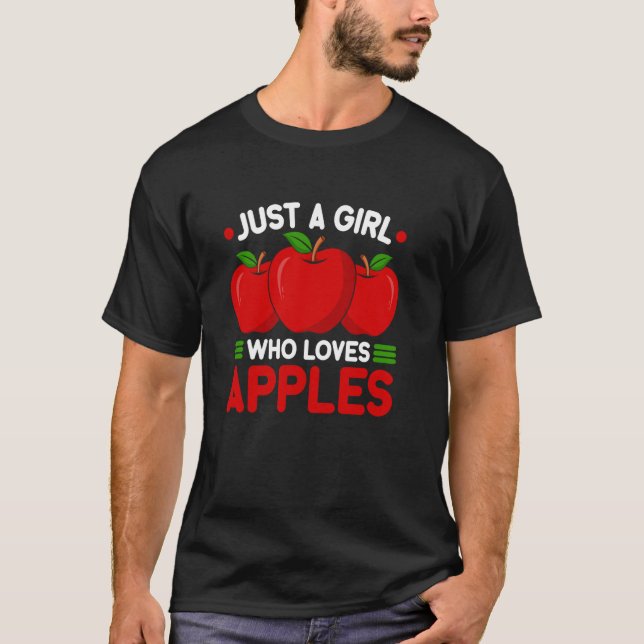 Äpple är bara en flicka som Kärlek äppeläpplen, nr T Shirt (Framsida)