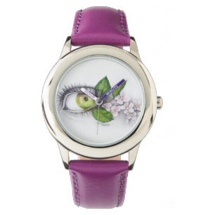 Äpple av min öga Surreal teckning art Armbandsur