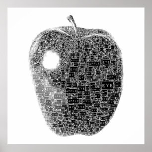 Apple av min ögatextaffisch poster