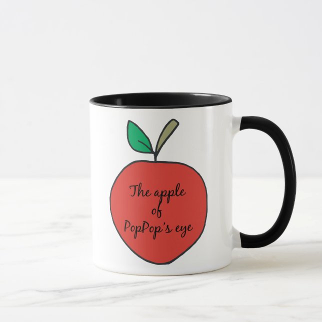 Apple av PopPops öga Mugg (Höger)