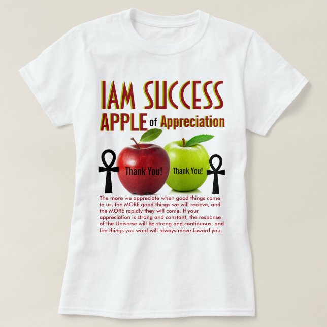 APPLE av UPPKÄNNANDE T Shirt (Design framsida)