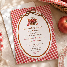 Äpple av våra ögon Fall Baby Shower Inbjudan