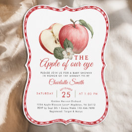 Äpple av Vårt Öga Babykalasinbjudan Inbjudningar