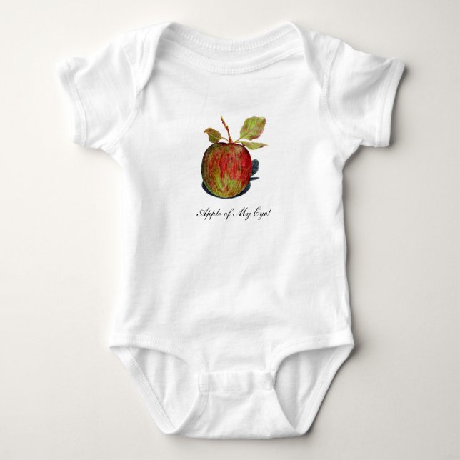 Apple Baby Bodykostym T Shirt (Framsida)