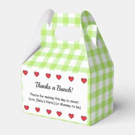 Apple Baby Shower Favor Tags – “Thanks a Bunch!” Presentaskar