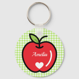 Apple Baby Shower Keychain – Sweet Little KeepsakE Nyckelring