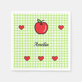 Apple Baby Shower Napkins – “Sweet Little One” Pappersservett