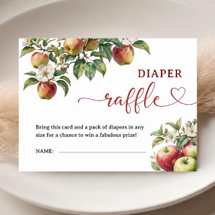 Apple Baby Shower-reducerare, hårkåpa Tilläggskort