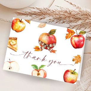 Apple Baby Shower, vikt tackkort