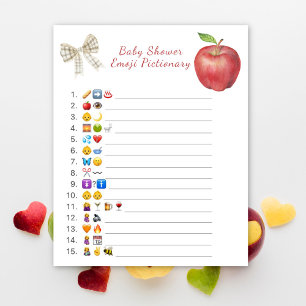Apple babydusch emoji Pictionary-spel