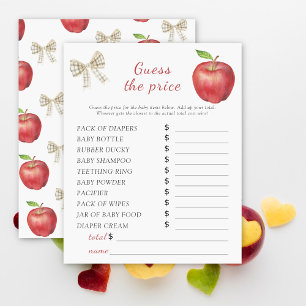 Apple babydusch - Gissa prist spel