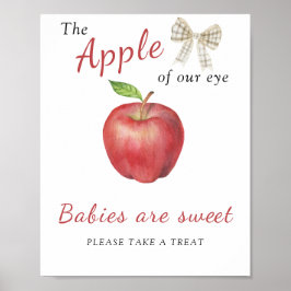 Apple babydusch - Spädbarn är sött Poster