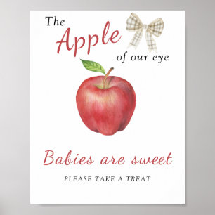 Apple babydusch - Spädbarn är sött Poster