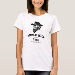 Apple Backe Gang Bucks County,Western,Roligt,Enkel T Shirt