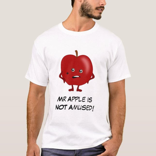 Äpple: Bad Fruit Gang med Anpassade Slogan T-shirt (Framsida)