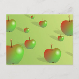 Apple-bakgrund Vykort
