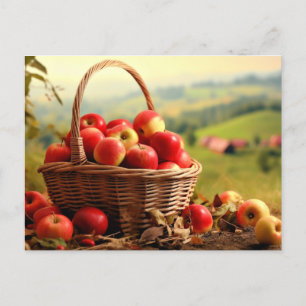Apple Basket, hösten, Vykort