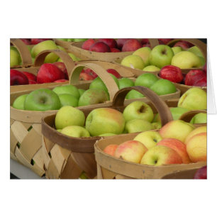 Apple basket på marknadsför OBS kort